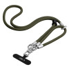 Tech-Protect C10S Rope Crossbody & Wrist tālruņa siksniņu komplekts, olīvzaļš/titāna