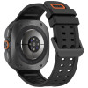 Tech-Protect Silicone Air silikona siksniņa pulkstenim Samsung Galaxy Watch Ultra 1 / 2 (2024-2026) 47 mm, melna