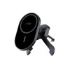 Tech-Protect MM15W-V6 magnētisks MagSafe stabils auto turētājs ventilācijas restēm ar 15W bezvadu lādētāju, melns
