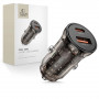 Tech-Protect CC01 2 portu auto lādētājs USB-A / USB-C, PD 30W / QC 3.0, melns