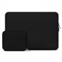 Tech-Protect NeoSlim THP3383 portatīvā datora 13-14 collu apvalks ar aksesuāru somiņu, melns