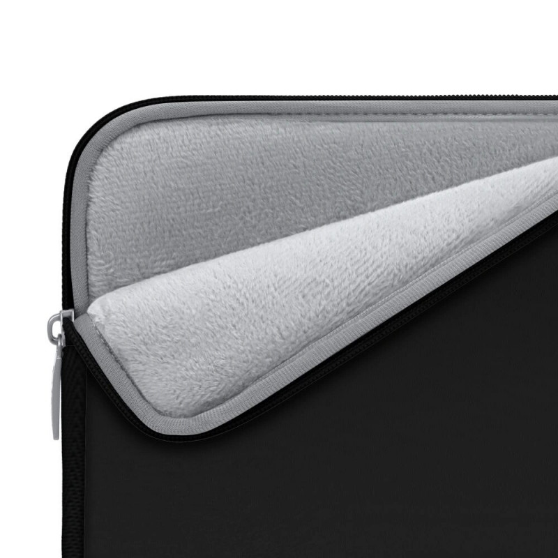 Tech-Protect NeoSlim THP3383 portatīvā datora 13-14 collu apvalks ar aksesuāru somiņu, melns