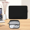 Tech-Protect NeoSlim THP3383 portatīvā datora 13-14 collu apvalks ar aksesuāru somiņu, melns