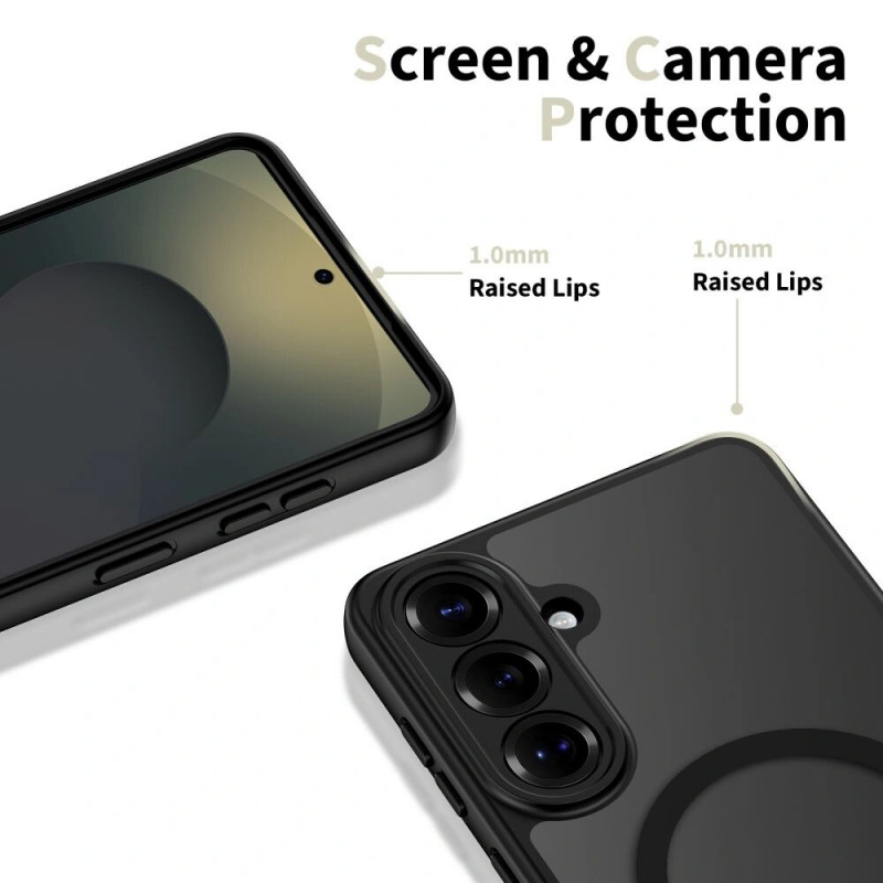 Tech-Protect BasicMag MagSafe vāciņš Samsung Galaxy S26+, matēts melns