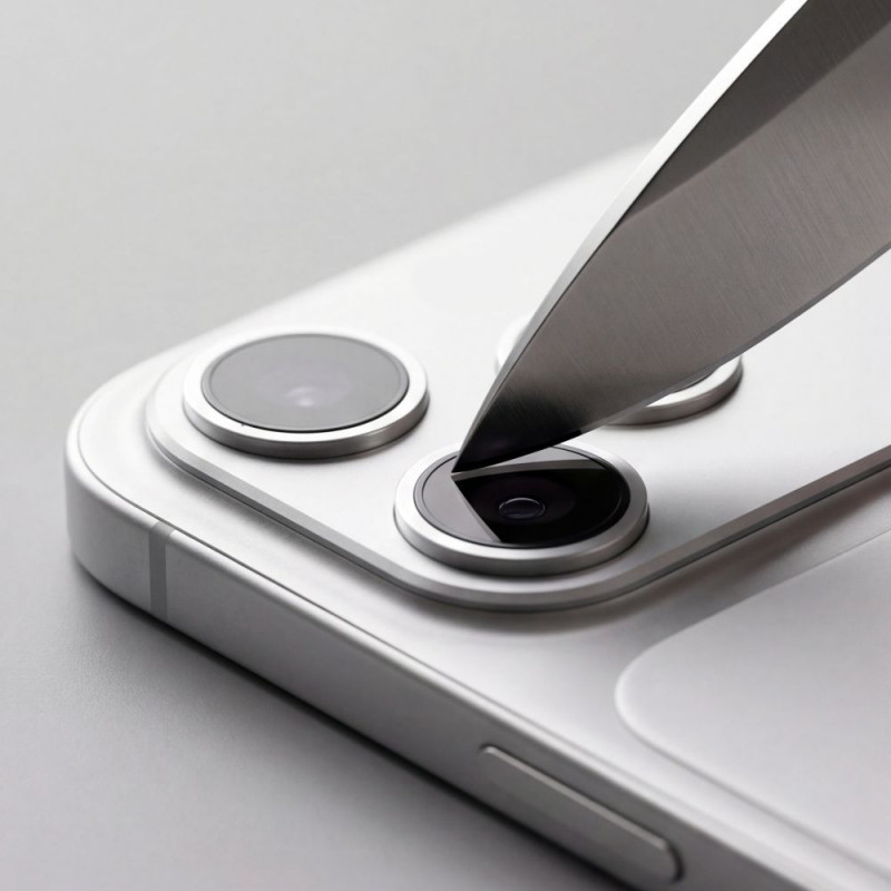 Tech-Protect Camfull Fit+ kameras objektīva aizsargs Apple iPhone 18 Pro, sudraba