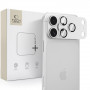 Tech-Protect Camfull Fit+ Apple iPhone 18 Pro Max kameras objektīva aizsargs, sudraba
