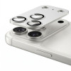Tech-Protect Camfull Fit+ Apple iPhone 18 Pro Max kameras objektīva aizsargs, sudraba