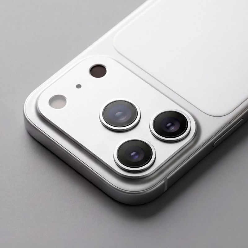 Tech-Protect Camfull Fit+ Apple iPhone 18 Pro Max kameras objektīva aizsargs, sudraba
