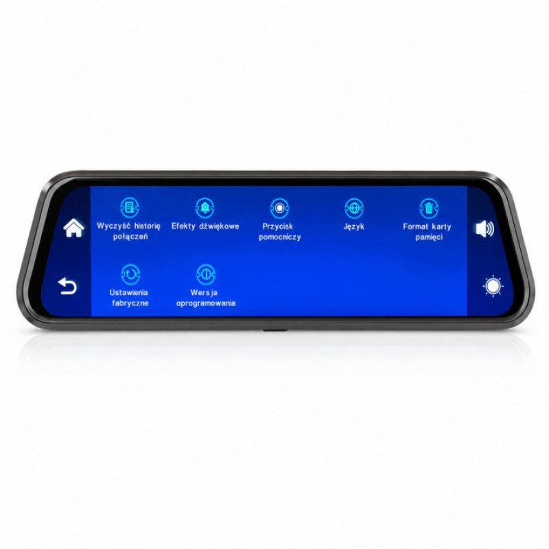 ORLLO Autoplay PRO 4K priekšējā un aizmugurējā auto video kamera, GPS, Wi-Fi