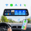ORLLO Autoplay PRO 4K priekšējā un aizmugurējā auto video kamera, GPS, Wi-Fi
