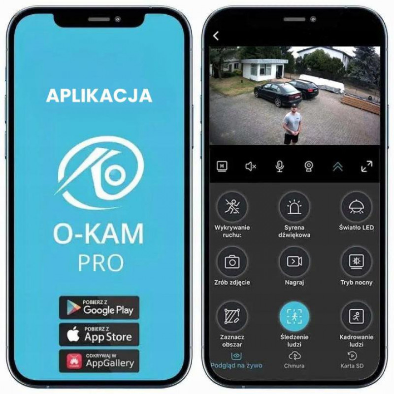 Orllo Z1 cauruļveida IP kamera, 4K, 8MP, Wi-Fi