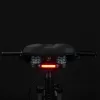 Rockbros 38218916002 MTB velosipēda sēdeklis ar lukturīti, melns