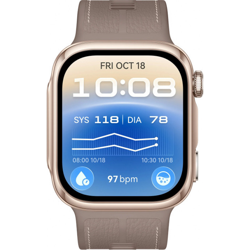Huawei Watch D3 (Riva-B19) viedpulkstenis, 46 mm, zelta/balts