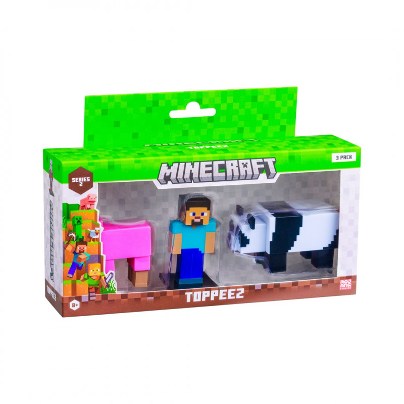 P.m.i. Kids World Minecraft S2 figūriņas - 3 gab. komplekts (sortiments)