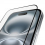 PURO Frame rūdīts stikls ar rāmīti iPhone 16 Plus