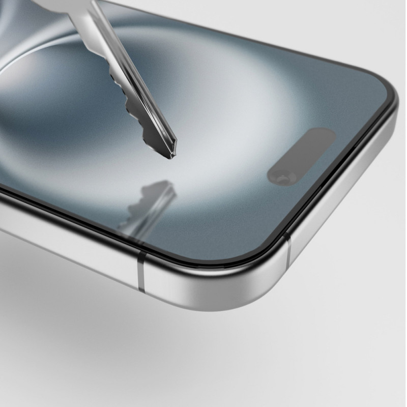 PURO Frame rūdīts stikls ar rāmīti iPhone 16 Plus