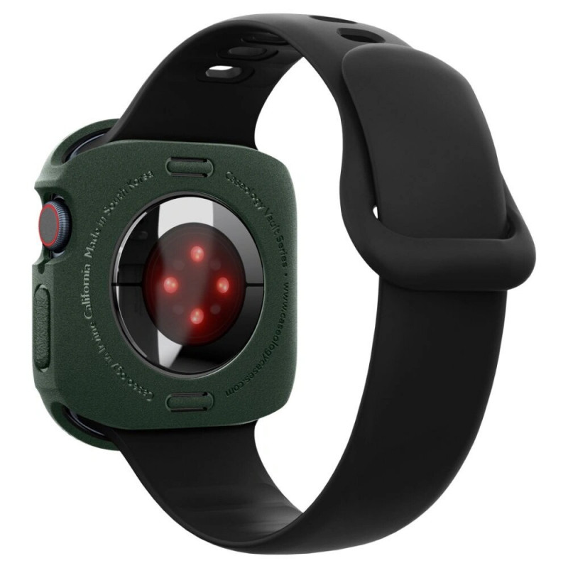 Spigen Caseology Vault apvalks Apple Watch 10 / 11 46 mm, pusnakts zaļš