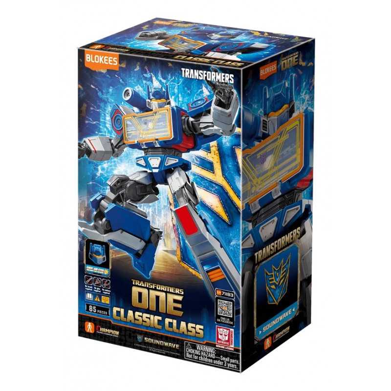 Blokees Transformers One Classic Class 17 Soundwave kolekcionējama figūriņa 71183