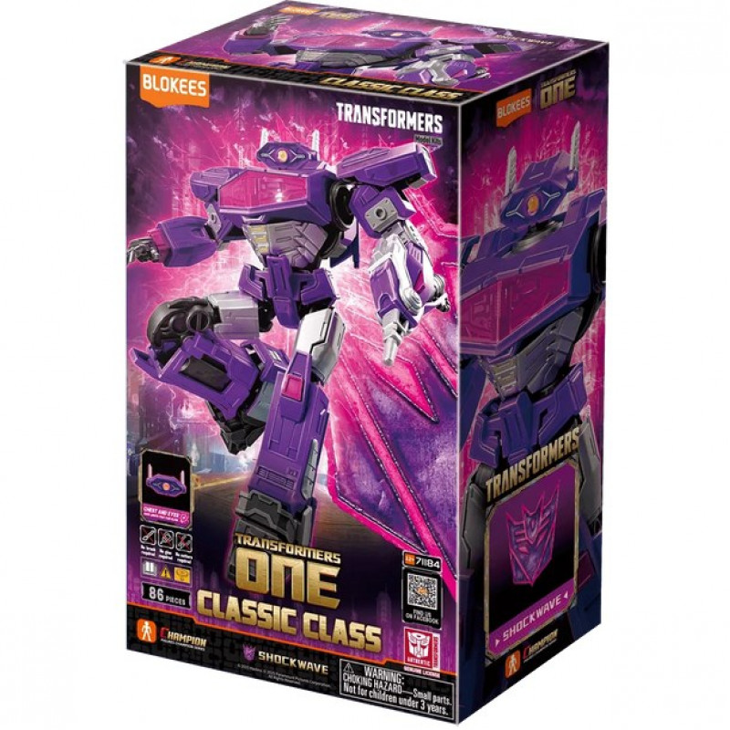 Blokees Transformers One Classic Class 18 Shockwave Kolekcionējama figūriņa 71184
