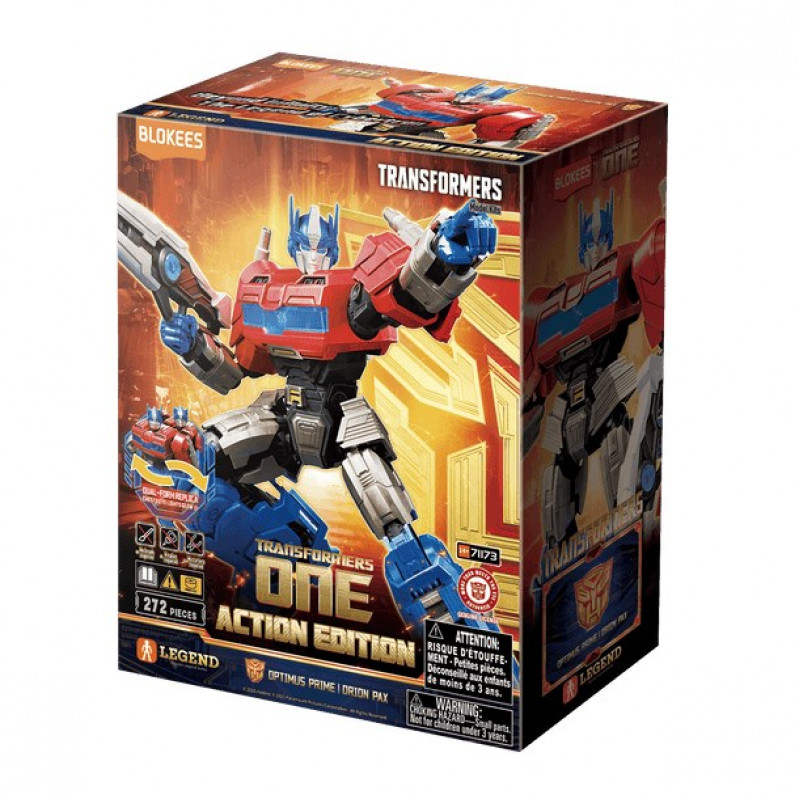 Blokees Transformers Action Edition Optimus Prime / Orion Pax kolekcionējama figūriņa 71173
