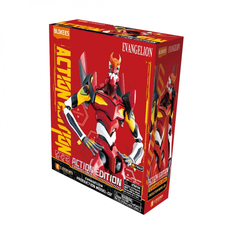 Blokees Evangelion Action Edition Evangelion Production Model 02 kolekcionējama figūriņa 73512