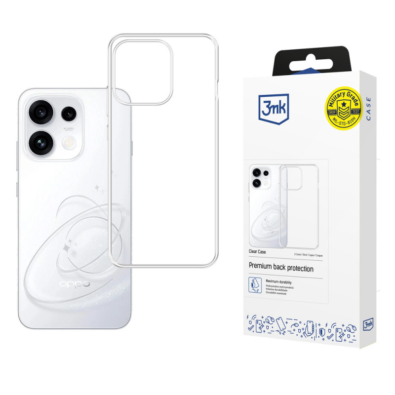 3MK caurspīdīgs vāciņš Oppo Reno 16 F / Reno 16 FS, caurspīdīgs