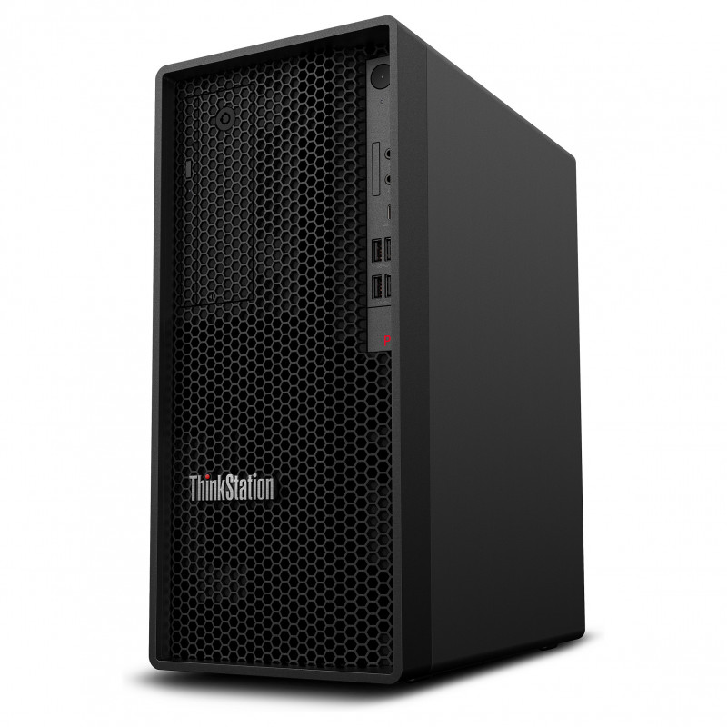 Lenovo ThinkStation P2 Gen 2 30JQ00DRGE torņa darbstacija, Intel Core Ultra 7 270K Plus, 32 GB RAM, 512 GB SSD, NVIDIA GeForce RTX 5050, Windows 11 Pro (DE)