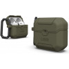 Urban Armor Gear UAG Scout uzlādes futrāļa pārvalks Apple AirPods 4. paaudzei, olīvzaļš