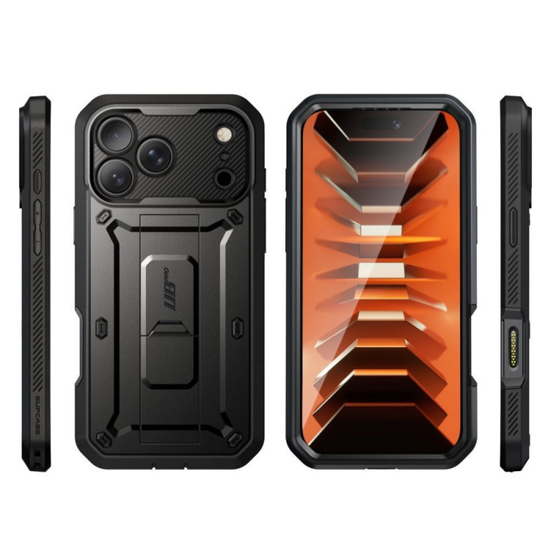 Supcase Unicorn Beetle Pro maciņš Apple iPhone 17 Pro / 18 Pro, melns
