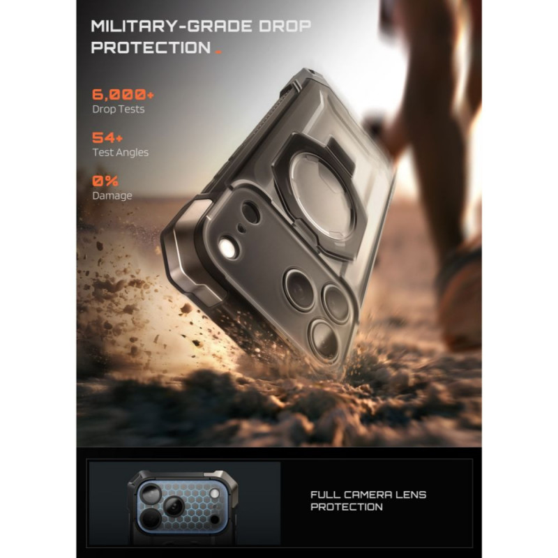 Supcase UB Grip Mag MagSafe maciņš Apple iPhone 17 Pro / 18 Pro, melns