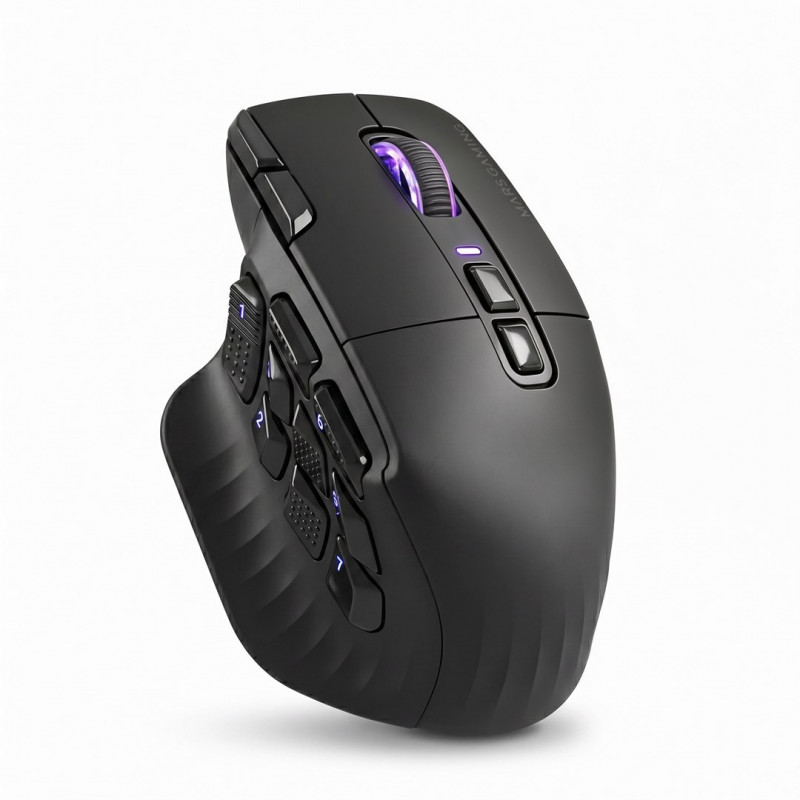 Tacens Mars Gaming MMW-HEX16 bezvadu spēļu pele, 24000 DPI, Bluetooth 5.2, 2.4 GHz