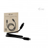 i-tec USB-C uzlādes kabelis, 1.8 m, USB Power Delivery līdz 100 W, melns