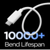 Spigen EB6015AC Essential USB-C kabelis 60W 150 cm, balts