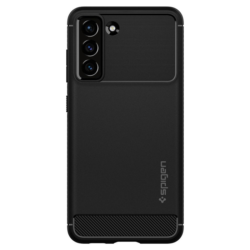 Spigen Rugged Armor aizsargapvalks Samsung Galaxy S21 FE, matēti melns