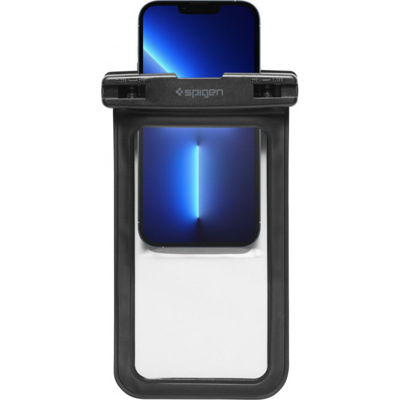 Spigen A601 Aqua Shield universāls ūdensizturīgs futrālis, melns