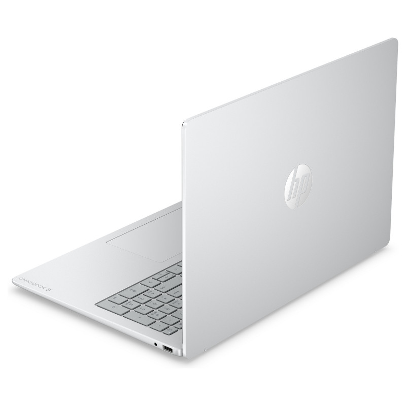 HP OmniBook 3 16-bu0057ngx 16" WUXGA klēpjdators, Intel Core Ultra 5 225U, 16 GB RAM, 512 GB SSD, Windows 11 Home, vācu tastatūra (QWERTZ), sudraba