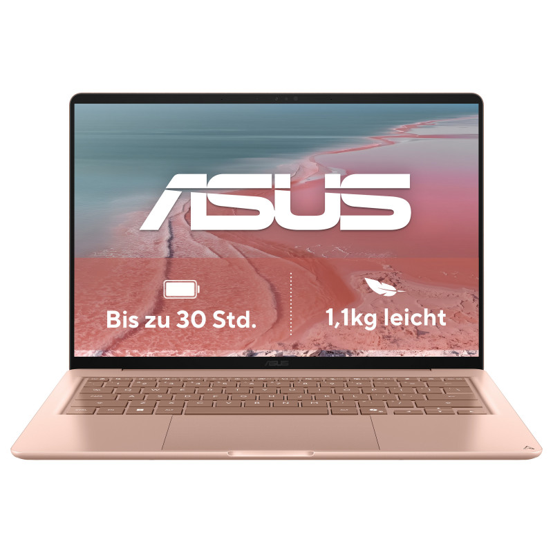 ASUS Zenbook 14 UX3480QA-U1023W klēpjdators, 14" WUXGA, Snapdragon X1-26-100, 16 GB RAM, 512 GB SSD, Windows 11 Home