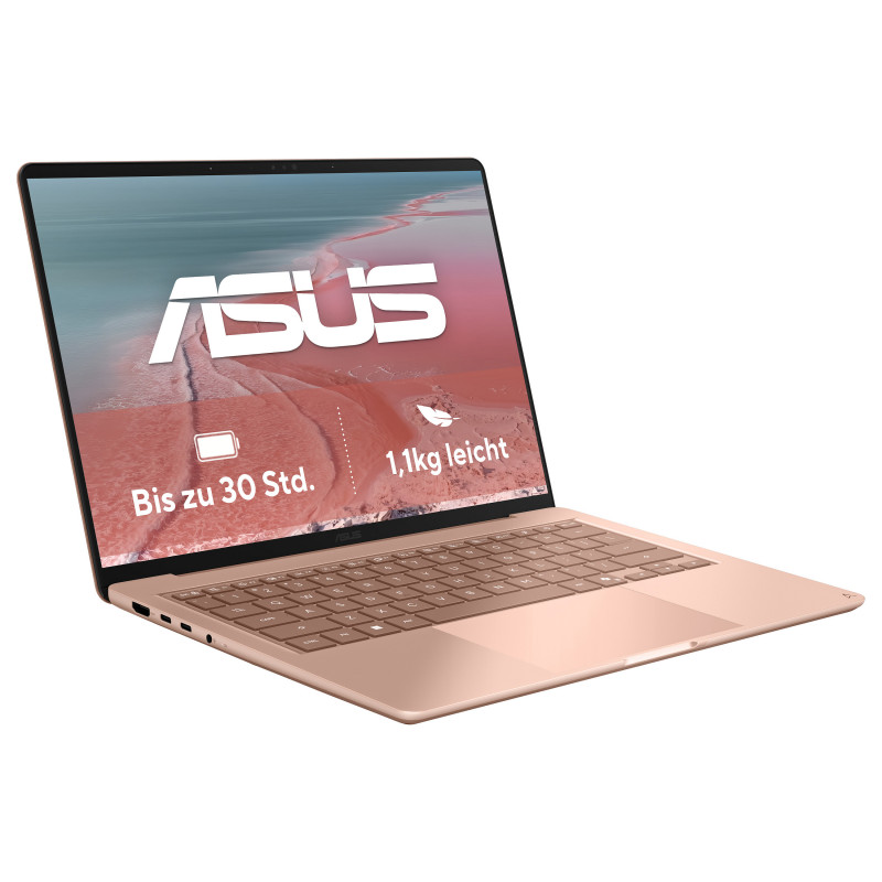 ASUS Zenbook 14 UX3480QA-U1023W klēpjdators, 14" WUXGA, Snapdragon X1-26-100, 16 GB RAM, 512 GB SSD, Windows 11 Home