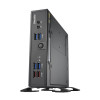 Shuttle DS50U barebone mini dators, Celeron 7305, 8 GB DDR5 RAM, melns