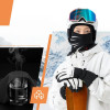 Qunature 13230023011 slēpošanas balaklava velosipēdam un motociklam, L izmērs, melna