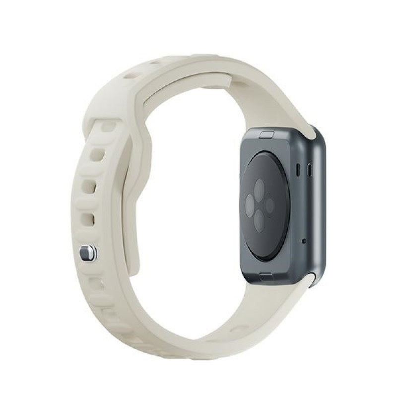 3mk silikona pulksteņa siksniņa Apple Watch 42/44/45/49 mm, bēša