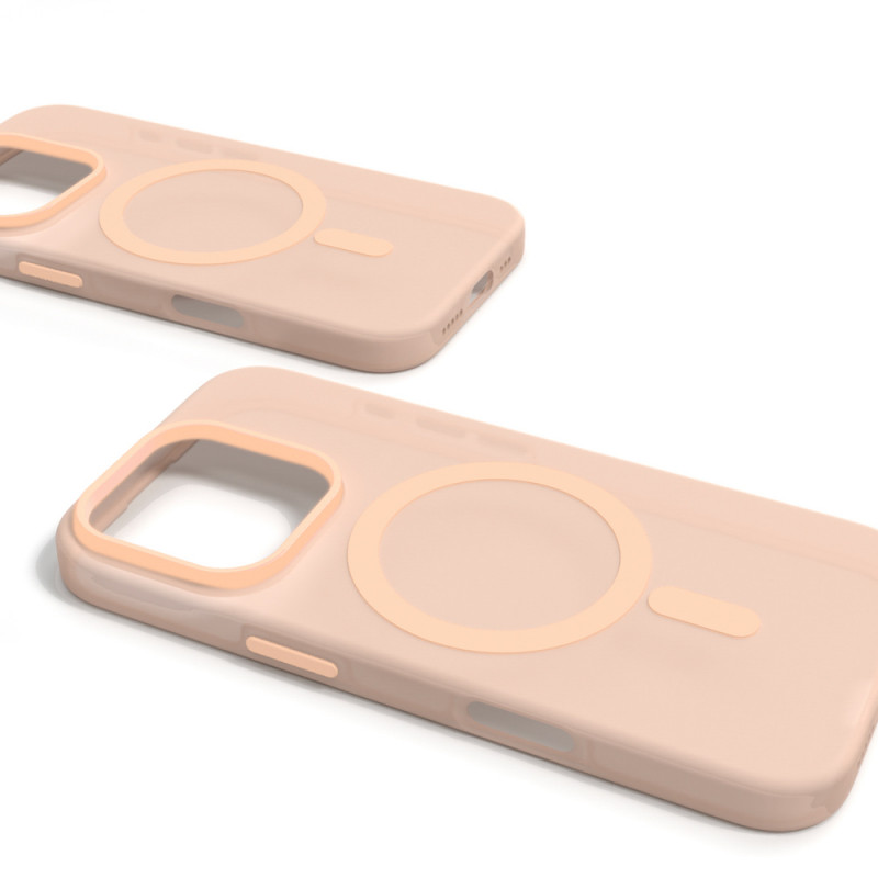 Puro Daylight MagSafe silikona maciņš iPhone 16 Pro Max, bēšs