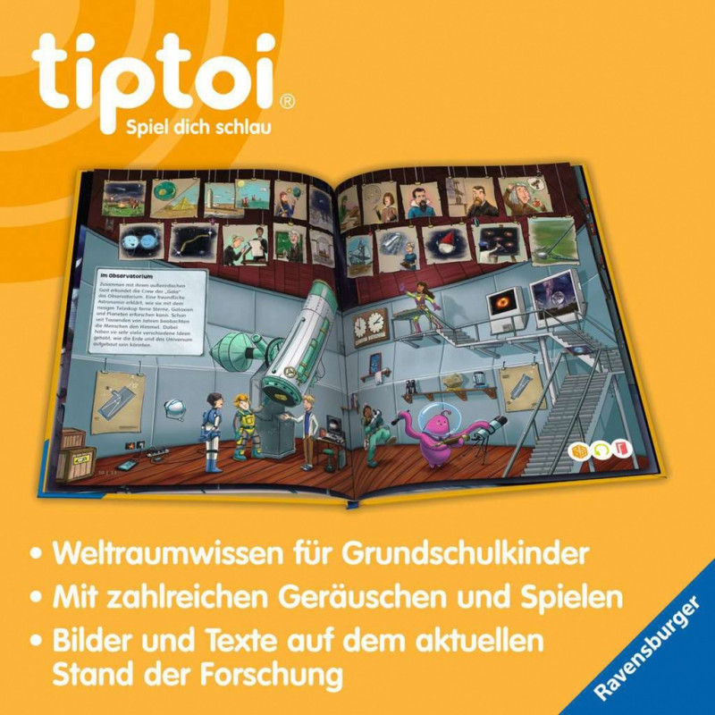 Ravensburger tiptoi Kosmoss: kosmosa lidojumi, zvaigznes un planētas (49282)
