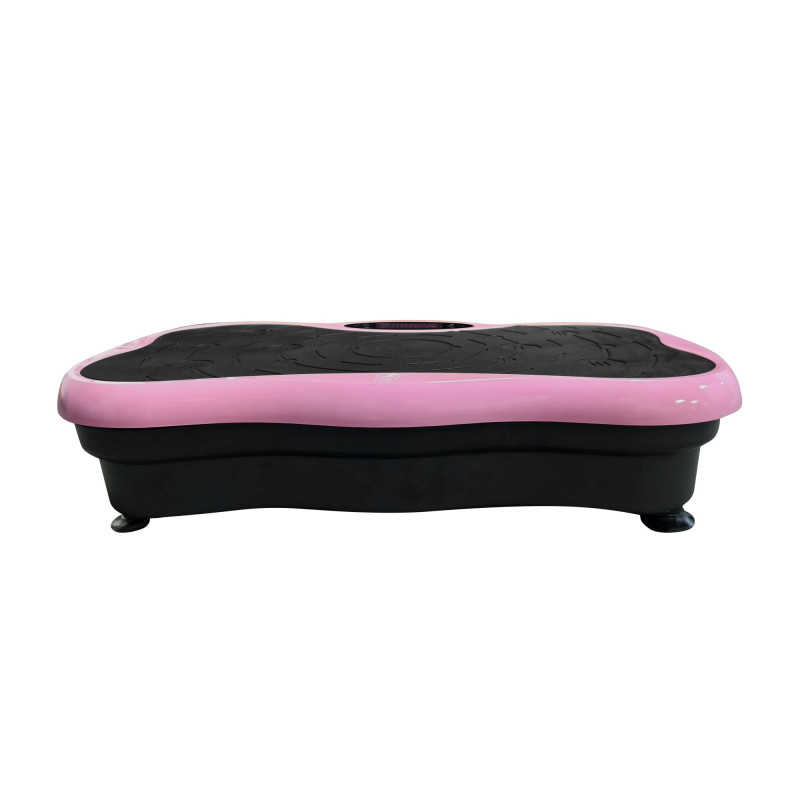 Extralink Moonwalk SpinMove vibrācijas vingrošanas platforma fitnesam, 200 W, rozā
