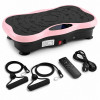Extralink Moonwalk SpinMove vibrācijas vingrošanas platforma fitnesam, 200 W, rozā
