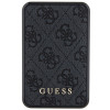 Guess GUPB10DP4GEGK pārnēsājamais akumulators 10000 mAh, 18 W, 4G Leather Metal Logo, melns