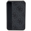 Guess GUPB10DP4GEGK pārnēsājamais akumulators 10000 mAh, 18 W, 4G Leather Metal Logo, melns