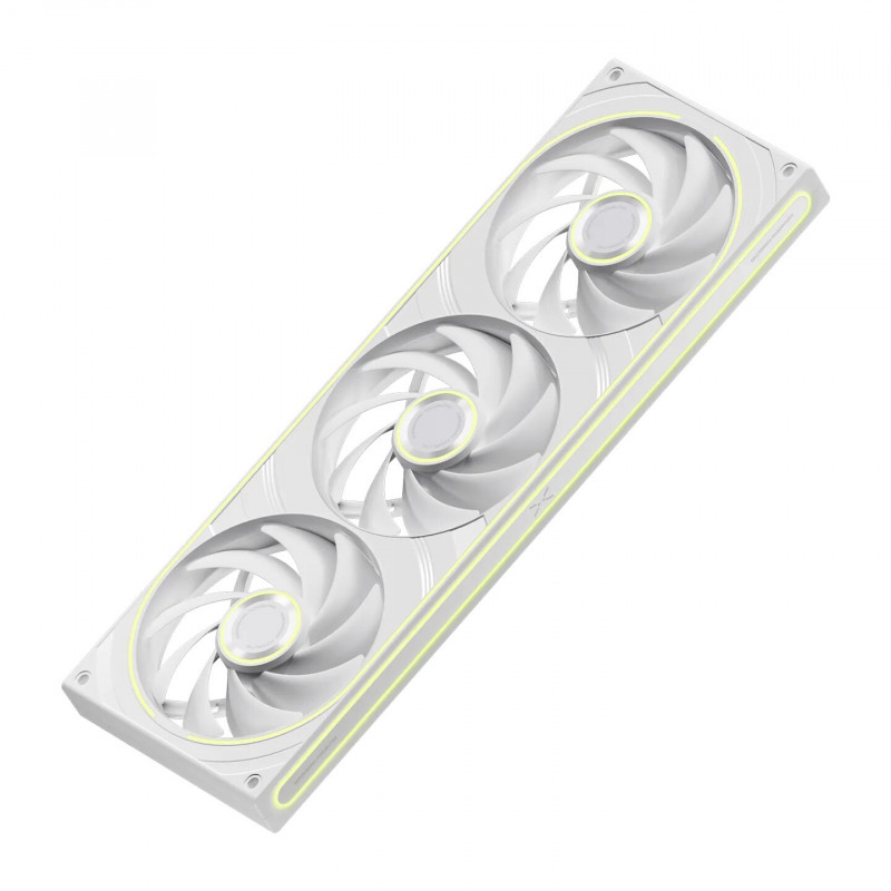 TRYX FOBR 360 mm ARGB korpusa ventilators, PWM, 3-in-1, balts