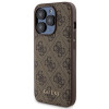 Guess GUBPM5P15X4GEMGW cietais futrālis Apple iPhone 15 Pro Max + 5000 mAh MagSafe pārnēsājamais akumulators, 4G Metal Logo, brūns