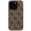 Guess GUBPM5P15X4GEMGW cietais futrālis Apple iPhone 15 Pro Max + 5000 mAh MagSafe pārnēsājamais akumulators, 4G Metal Logo, brūns